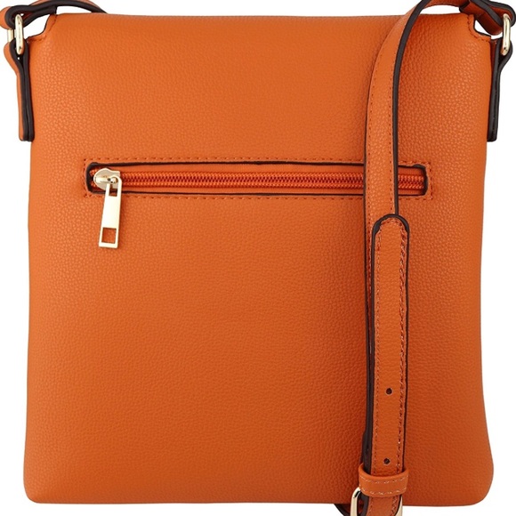 Vegan Medium Crossbody Handbag with Tassel - Picture 3 of 7